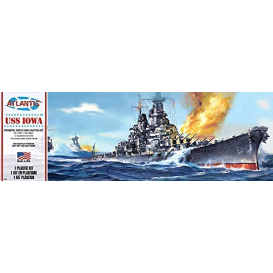 Model Kit Uss Iowa - ชุดโมเดลพลาสติก USS ไอโอวา