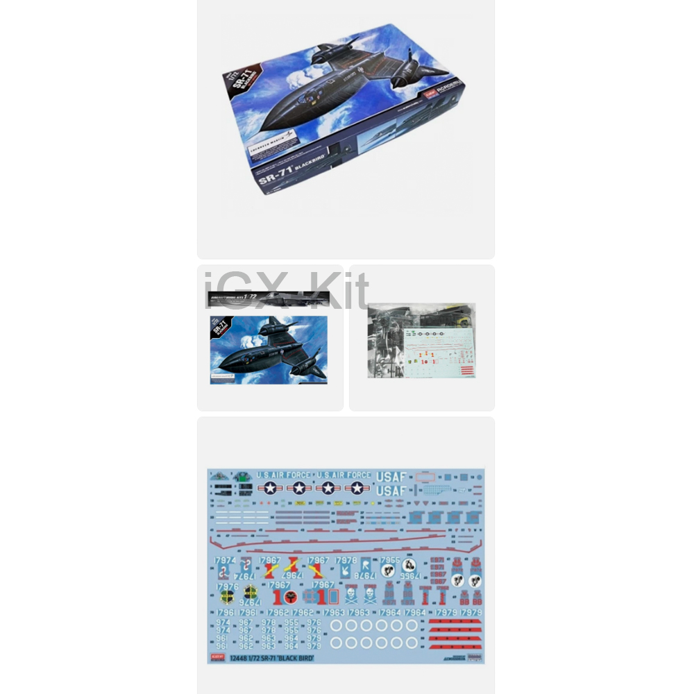 Model Kit Academy - อะคาเดมี่ 12448 1/72 สเกล US SR-71