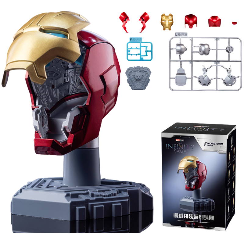 Model Kit Iron Man Mark 50 - หน้ากากไอรอนแมนของแท้ 9 แบบ วอร์แมชชีน MK16 MK42