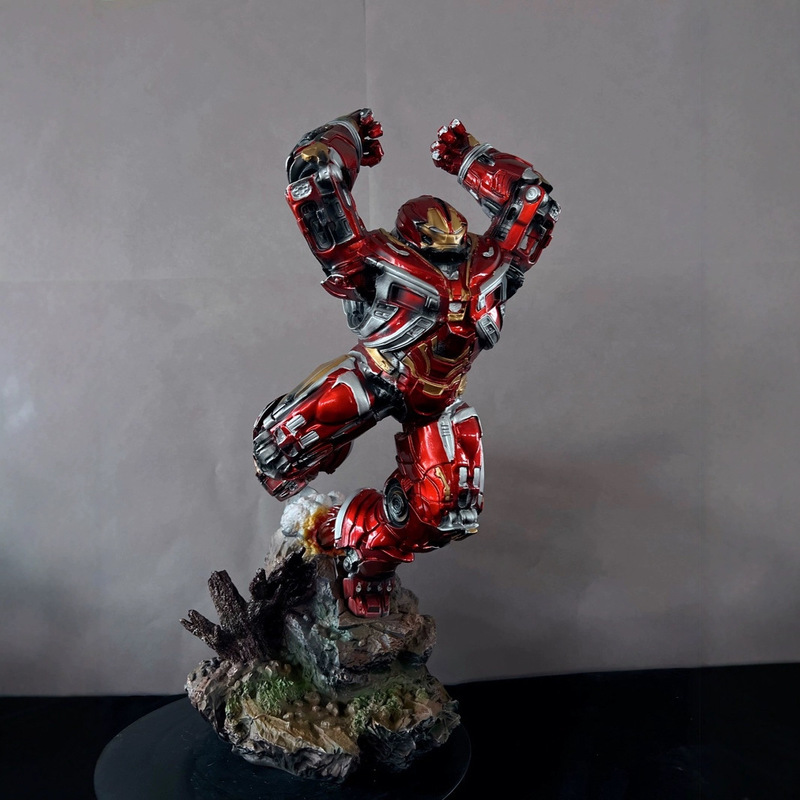 Model Kit Iron Man Mark 50 - ฮัลค์บัสเตอร์ ฟิกเกอร์สะสมแบบตั้งพื้นสูง 50 ซม. ท่าโพสต์สุดเท่ ของตกแต่งห้องสุดหรู