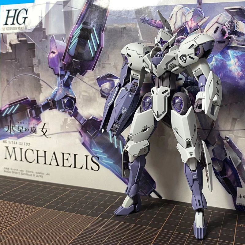 Model Kit Judge - HG 1/144แม่มดจากโมเดลประกอบปรอทผู้พิพากษาปีศาจไมเคิลลิสชุดหุ่นยนต์สะสมของเล่นของขวัญสำหรับเด็ก