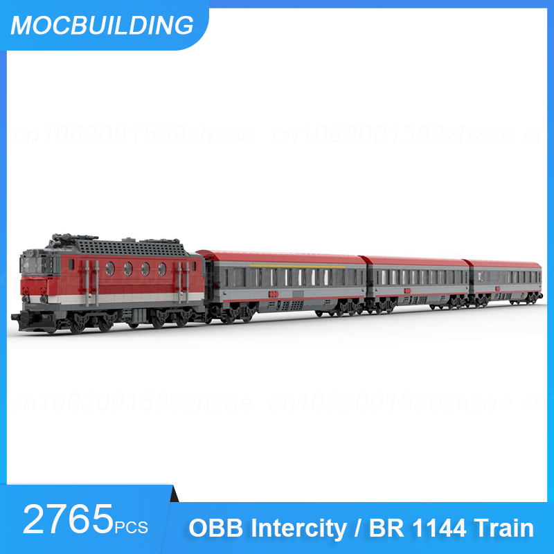 Model Kit Train - ตัวต่อ MOC ชุดรถไฟ OBB Intercity /