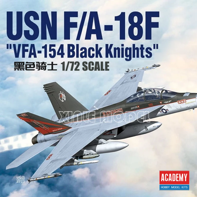 Model Kit Academy - อะคาเดมี่ 12577 USN F/A-18F VFA-154 แบล็คไนท์ส