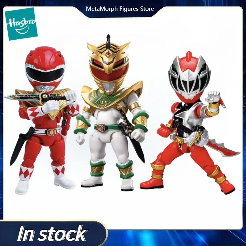 Model Kit Power Rangers - ฟิกเกอร์แอ็คชั่น Q ของแท้จาก Hasbro Innovation Point