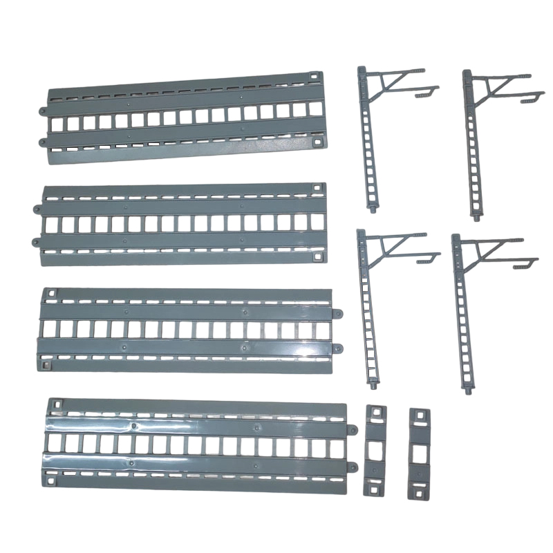 Model Kit Train - ชุดรางรถไฟจำลองขนาด HO ความยาว 80 ซม. ชุดรางรถไฟแบบเชื่อมต่อกัน