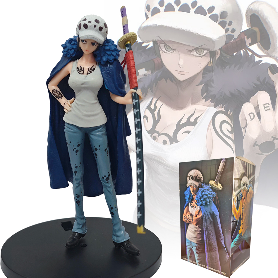 Model Kit Judge - ฟิกเกอร์อนิเมะวันพีซสุดฮิต DXF EXTRA ทราฟัลการ์ ลอว์ รุ่นเปลี่ยนแปลง