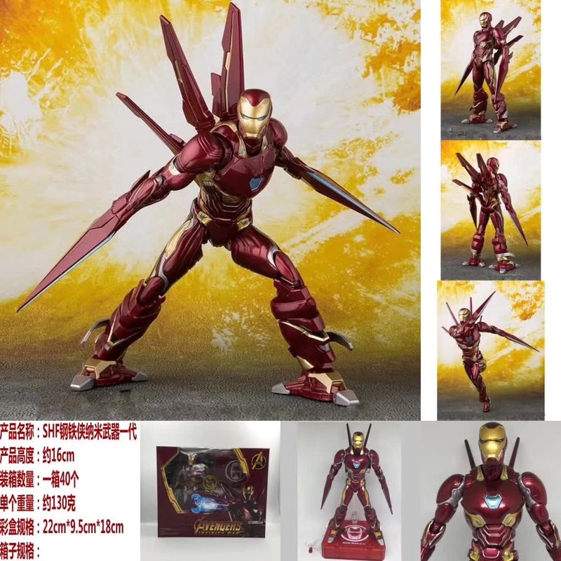 Model Kit Iron Man Mark 50 - ไอรอนแมน มือถือรุ่นนาโน MK50 ของสะสมจากภาพยนตร์อเวนเจอร์ส ขายดี ของขวัญวันเกิด