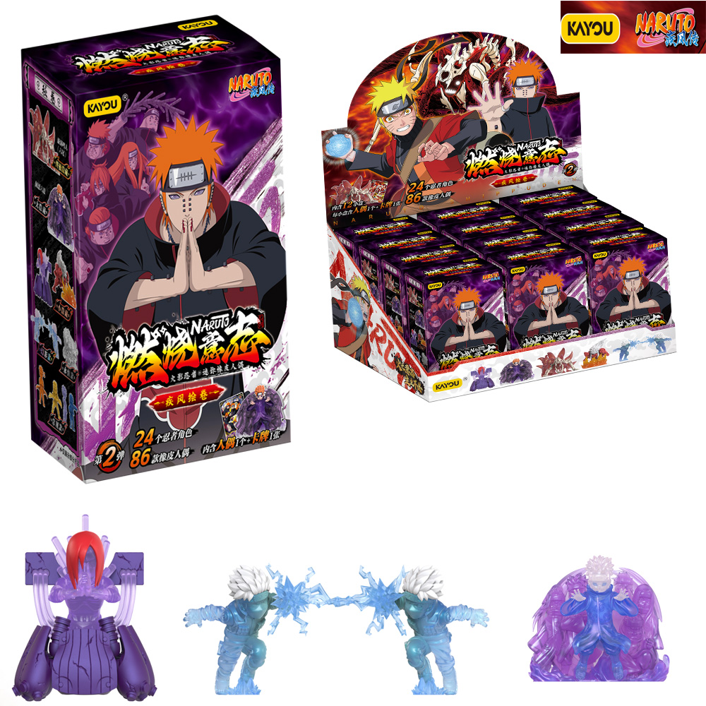 Model Kit Naruto - ของแท้ KAYOU นารูโตะ ตุ๊กตา/ฟิกเกอร์แบบสุ่มในกล่อง ยูซึมากิ นารูโตะ,