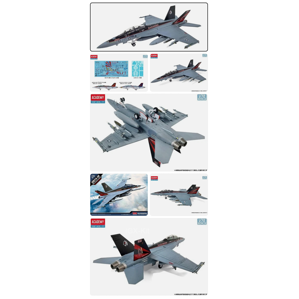 Model Kit Academy - อะคาเดมี่ 12577 1:72 สเกล USN F18