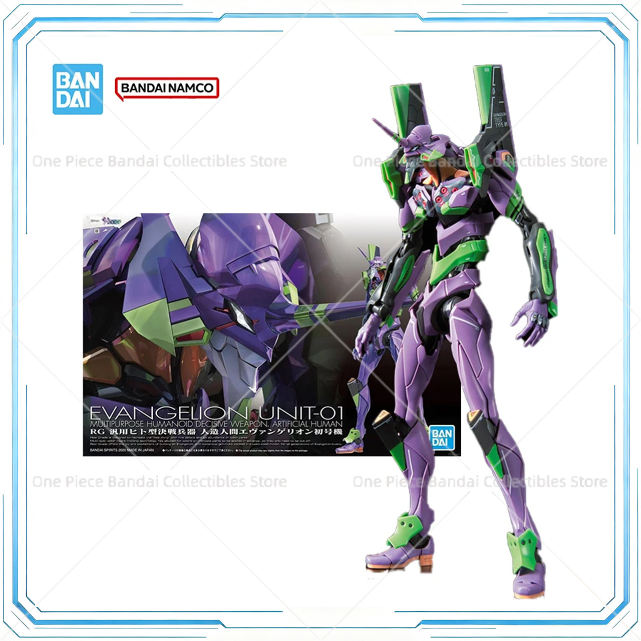 Model Kit Evangelion Bandai - Bandai ของแท้ดั้งเดิม ฟิกเกอร์ Evangelion โมเดลคิท RG