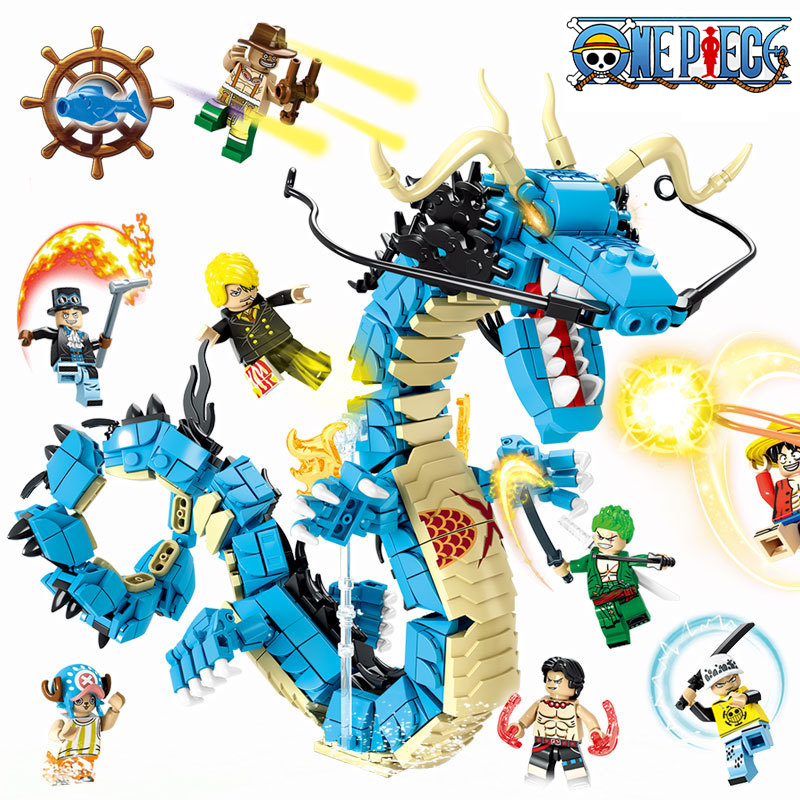 Model Kit Land Rover - One Piece Building Blocks กล่องตาบอด Luffy