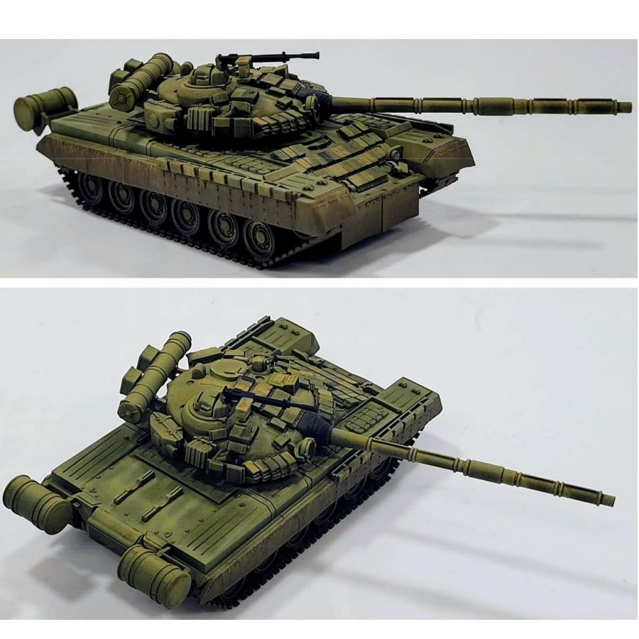 Model Kit Academy - AC13434 อะคาเดมี่ 1/72 T-80BV ชุดประกอบรถถังหลักโซเวียต ชุดประกอบโมเดลทหาร