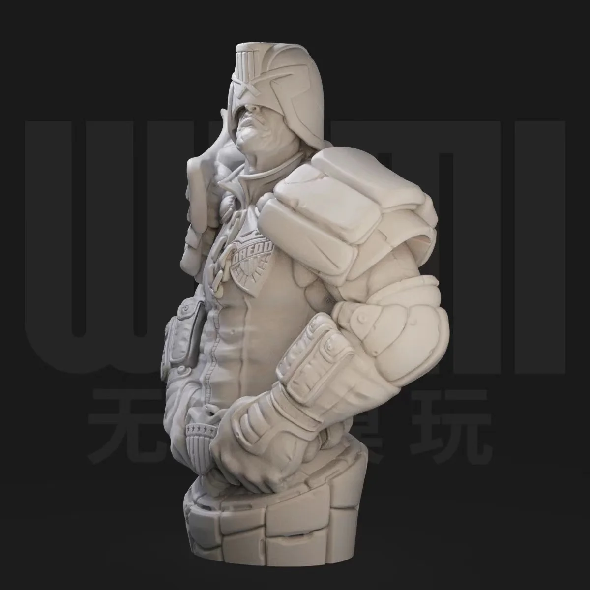 Model Kit Judge - ชุดแบบจำลองเรซิ่นสูง1/10 100มม. ชุดจินตนาการขนาดเล็กผู้พิพากษาผู้พิพากษา dredd diorama ไม่ได้ประกอบ