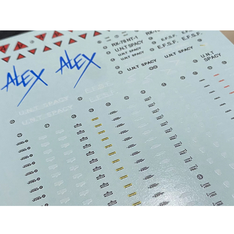 รุ่นDecalsสไลด์น้ําDecalsเครื่ - Model Kit Decals บทวิจารณ์และราคา
