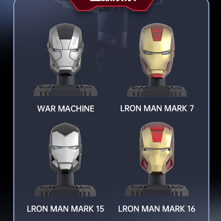 หน้ากากไอรอนแมนของแท้ 9 แบบ วอ - Model Kit Iron Man Mark 50 บทวิจารณ์และราคา