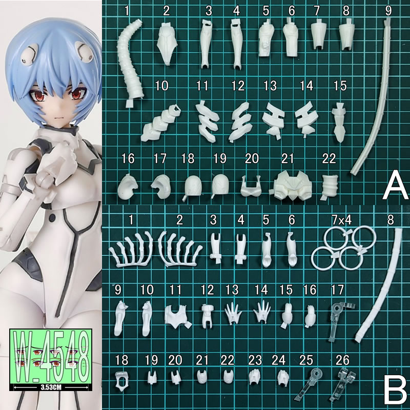 (มีสินค้า) (W_4548) รี อายานาม - Model Kit Evangelion Bandai บทวิจารณ์และราคา