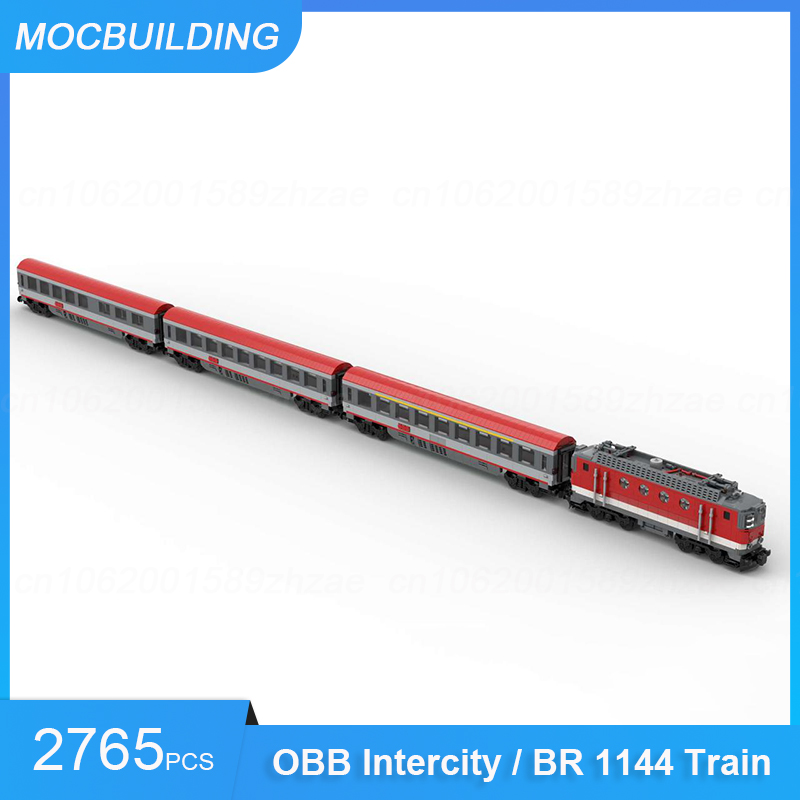 ตัวต่อ MOC ชุดรถไฟ OBB Interci - Model Kit Train บทวิจารณ์และราคา