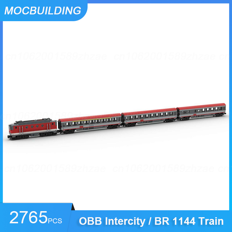 ตัวต่อ MOC ชุดรถไฟ OBB Interci - Model Kit Train บทวิจารณ์และราคา