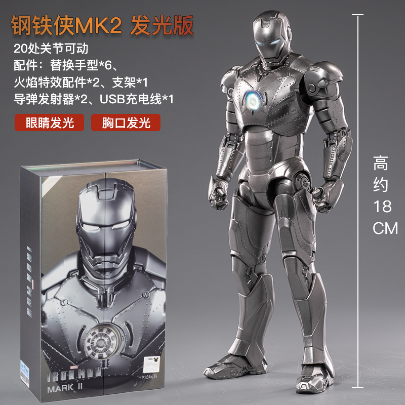 ของเล่นอเวนเจอร์ส ZD ของแท้ตุ๊ - Model Kit Iron Man Mark 50 บทวิจารณ์และราคา