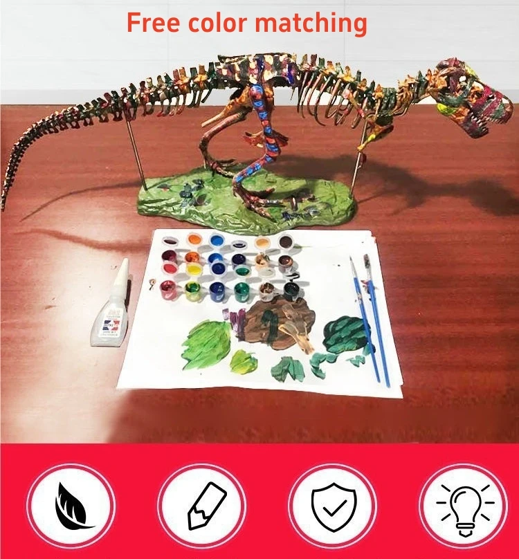 ขนาดใหญ่ DIY โครงกระดูกไดโนเสา - Model Kit Jurassic Park บทวิจารณ์และราคา