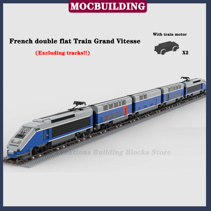 ชุดประกอบบล็อกรูปแบบการสร้าง E - Model Kit Train บทวิจารณ์และราคา