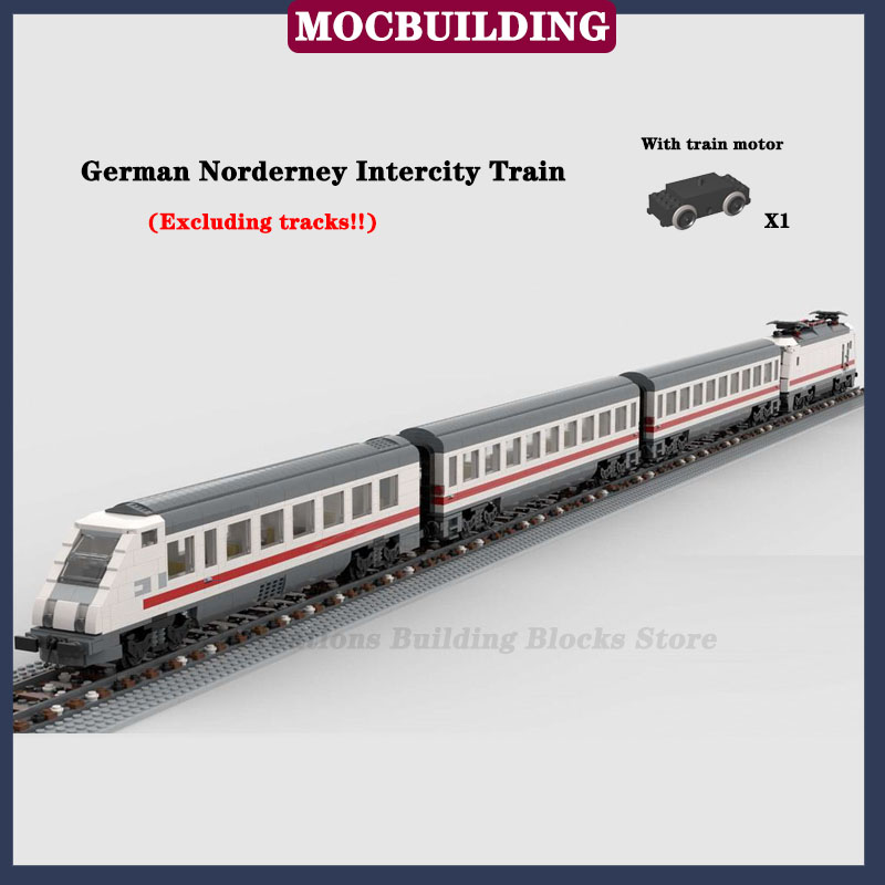 ชุดประกอบบล็อกรูปแบบการสร้าง E - Model Kit Train บทวิจารณ์และราคา
