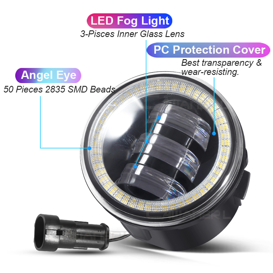 2ชิ้น30W H11ด้านหน้ารถ LED หมอ - Model Kit Land Rover บทวิจารณ์และราคา