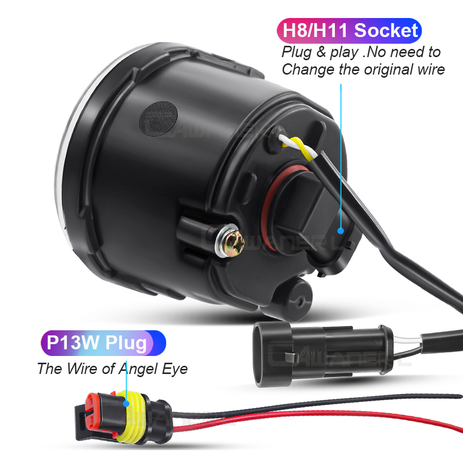 2ชิ้น30W H11ด้านหน้ารถ LED หมอ - Model Kit Land Rover บทวิจารณ์และราคา