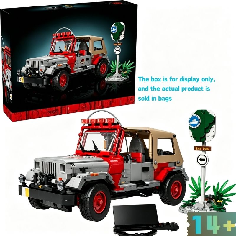 1924 ชิ้นจูราสสิค เวิลด์ ซีรีส - Model Kit Jurassic Park บทวิจารณ์และราคา
